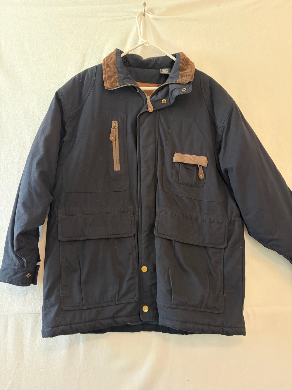 Vintage St. John’s Bay Canvas Field Jacket Medium Cabin Jacket Workwear